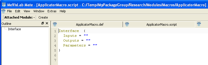 ApplicatorMacro.script in MATE