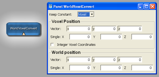 WorldVoxelConvert Panel